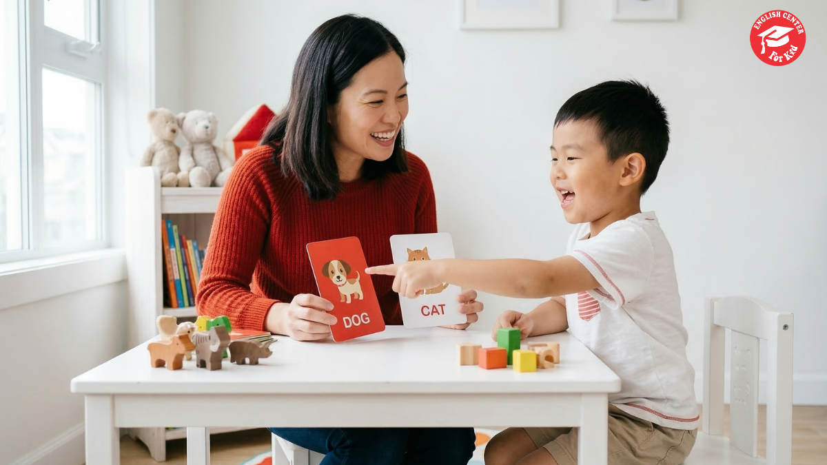 Dạy con học từ vựng tiếng anh tại nhà